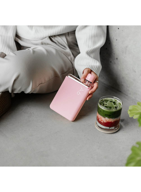 Wielorazowa butelka na wodę Memobottle Original A6 375 ml - cherry blossom