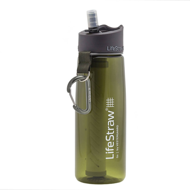 Butelka filtrująca na wodę LifeStraw Go 650 ml - green