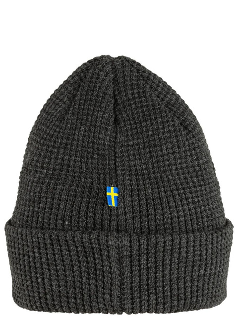 Czapka dzianinowa Fjallraven Tab Hat - dark grey