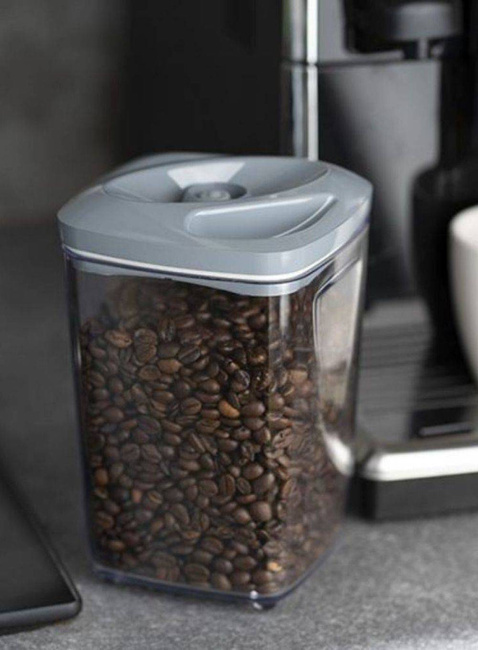 Pojemnik próżniowy na żywność Dafi SeeYoo 1,3 l + pompka - stalowy