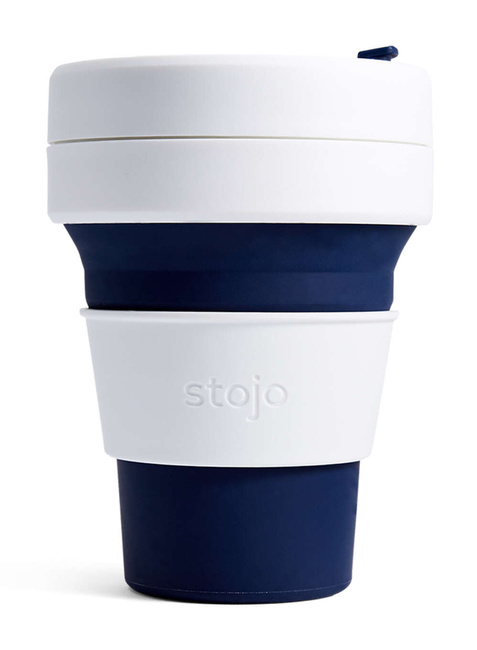 Składany kubek na kawę i herbatę Pocket 355 ml Stojo - indigo