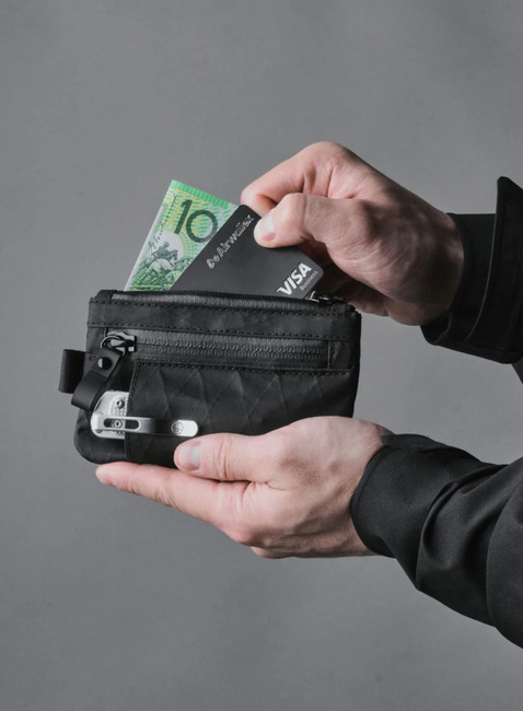Portfel saszetka Alpaka Zip Cardholder - black