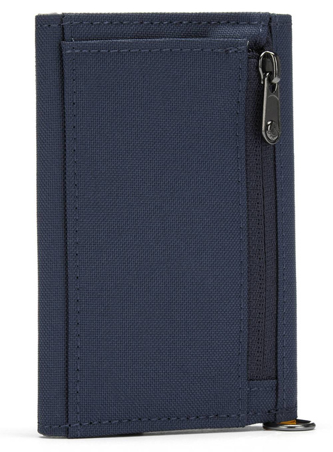 Portfel antykradzieżowy Pacsafe RFIDsafe Trifold Wallet - coastal blue