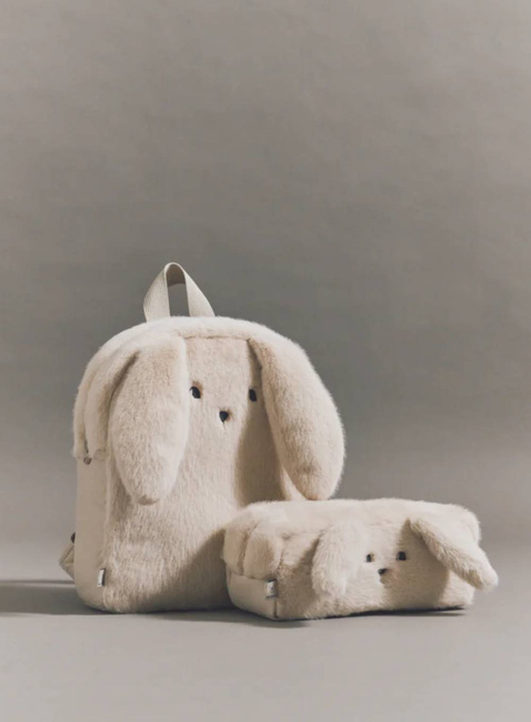 Plecak dziecięcy Liewood Denise Rabbit Plush Backpack - mist