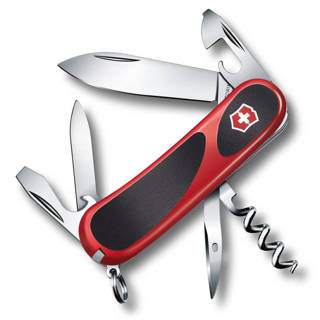 Scyzoryk z otwieraczem puszek Victorinox EvoGrip 10 - red / black