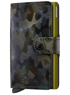 Portfel ochronny Miniwallet Secrid Jungle - moss