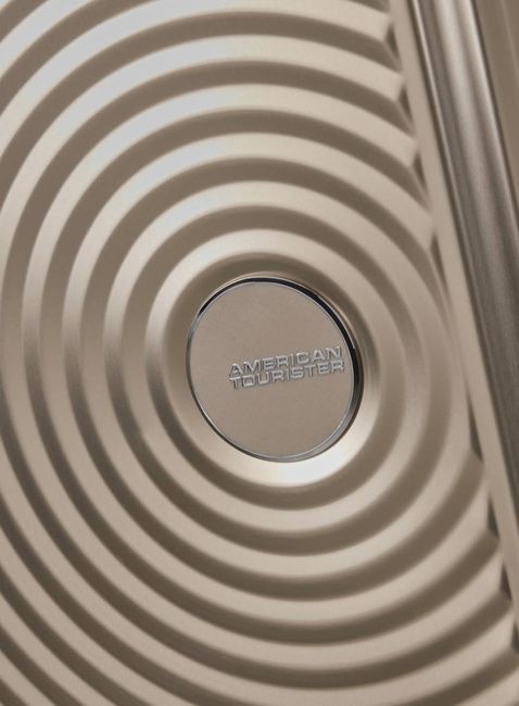 Walizka duża American Tourister Soundbox Alu - bronze