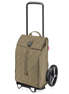 Wózek torba na zakupy Reisenthel Citycruiser - rhombus olive