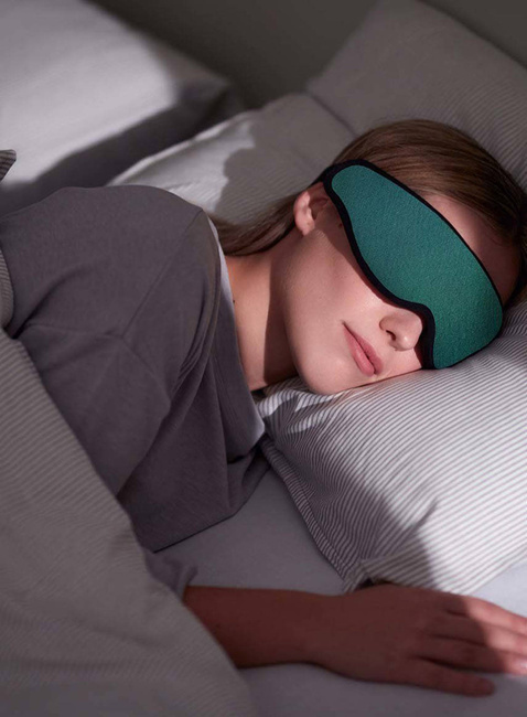 Opaska na oczy do spania Eye Mask Ostrichpillow - forest green