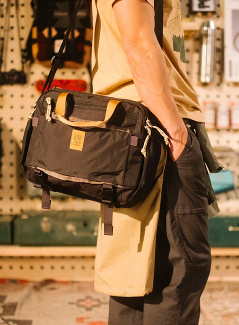 Torba na ramię Topo Designs Mountain Cross Bag - black / neutral