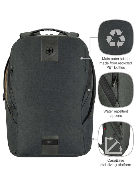 Plecak na laptopa 16" Wenger MX ECO Light - charcoal