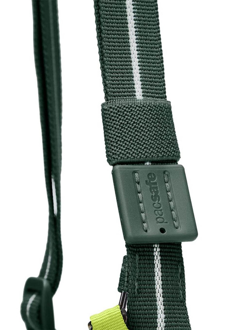 Saszetka antykradzieżowa na dokumenty Pacsafe Go Tech Crossbody - spruce green