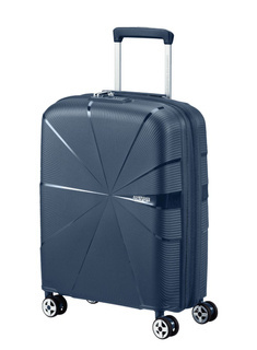 Walizka mała poszerzana American Tourister StarVibe - navy