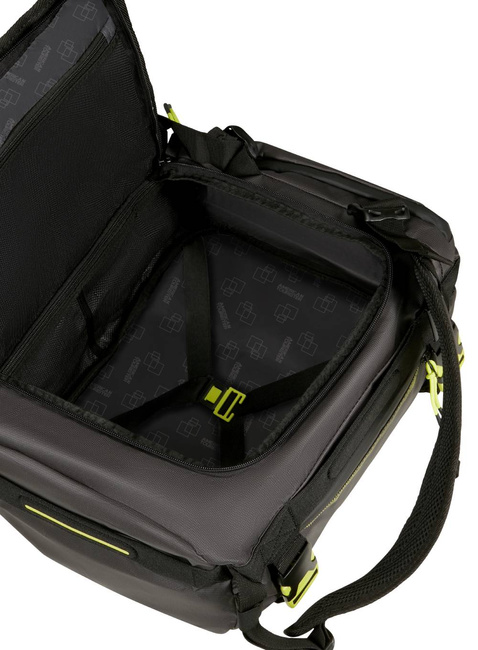 Torba plecak American Tourister Urban Track S Duffle Bag / Backpack - black / lime