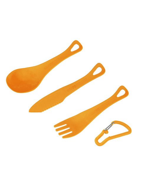 Zestaw sztućców kempingowych Sea to Summit Delta Cutlery Set - orange