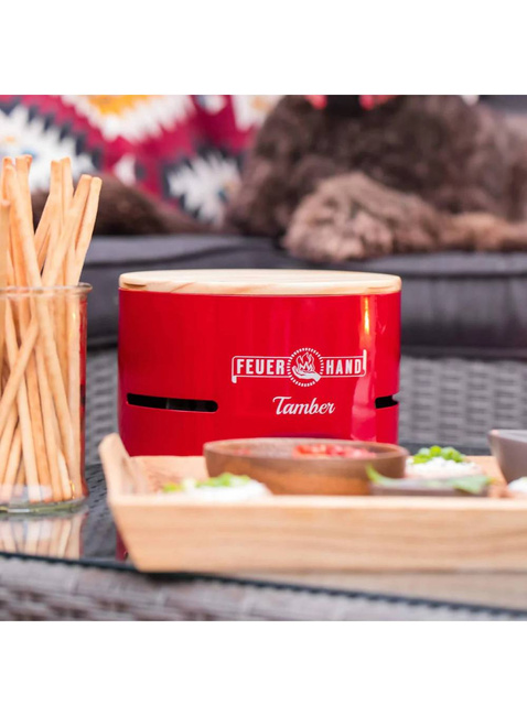 Grill stołowy Feuerhand Table-Top Grill Tamber - ruby red