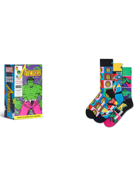 Skarpety 3 pary Happy Socks MARVEL™ 3-Pack Gift Set - Avengers 