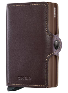 Portfel kieszonkowy RFID Secrid Twinwallet Original - chocolate