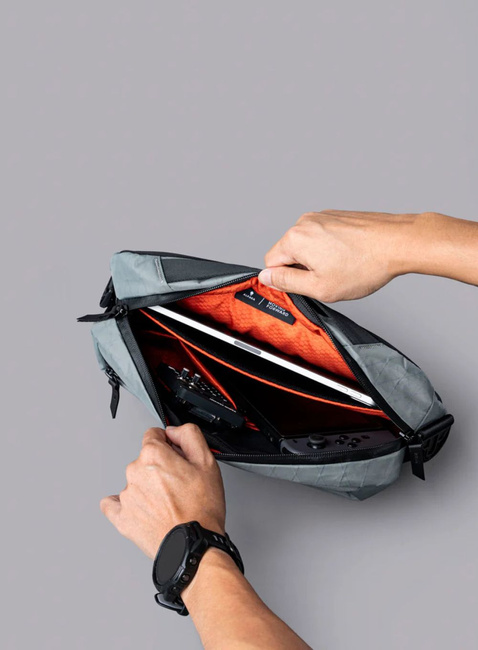 Torba na ramię crossbody Alpaka Go Sling X-Pac® - slate grey