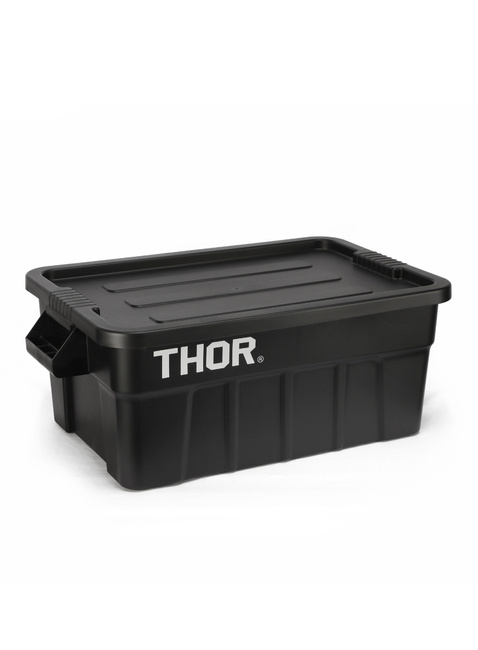 Kontener z pokrywą do przechowywania THOR Tote Box 53 L - black