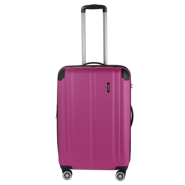 Walizka średnia poszerzana Travelite City - berry