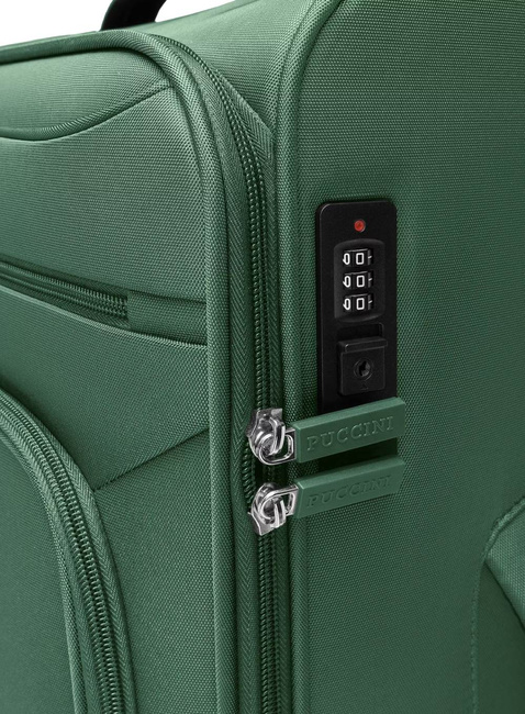 Walizka średnia Puccini Kos - zielony