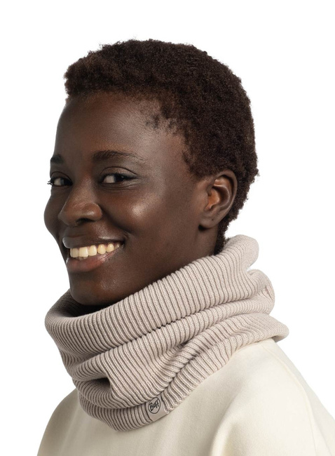 Szal komin Buff Knitted & Fleece Neck Warmer - renvi birch gray