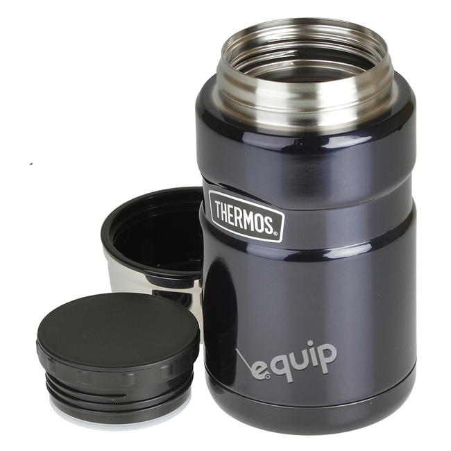 Termos na jedzenie z łyżką Thermos Stainless King™ 0,7 l - midnight blue