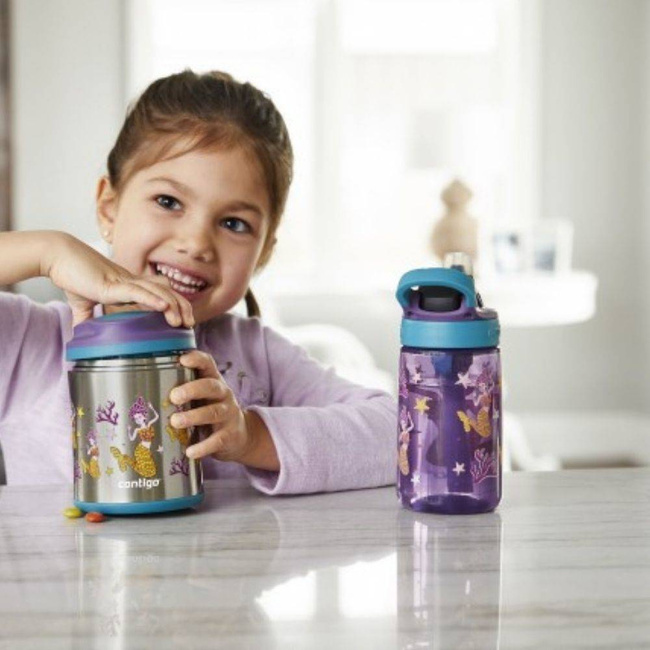 Butelka dla dzieci na wodę Contigo Easy Clean 420 ml - mermaid girl