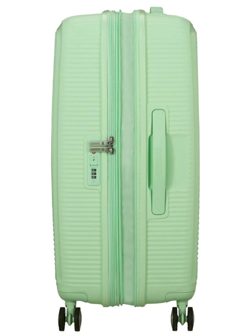 Walizka średnia American Tourister Soundbox EXP - pastel green