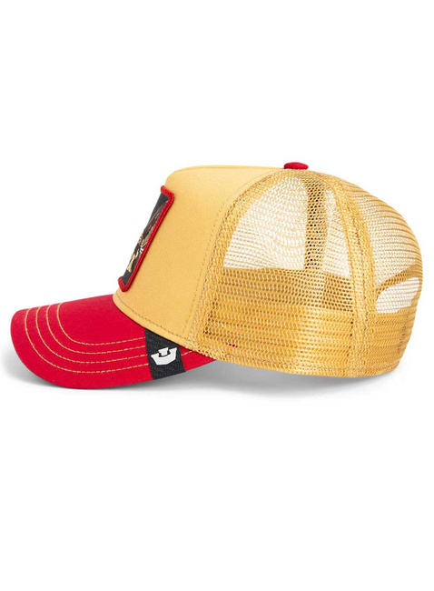 Czapka z daszkiem Goorin Bros The Faithful Eagle Trucker - gold / red