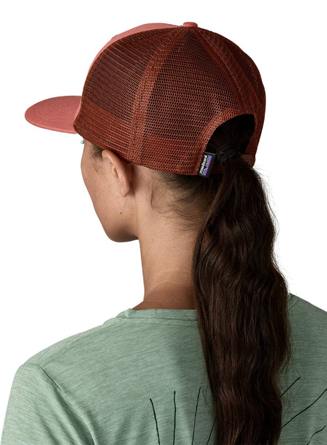 Czapka z daszkiem Patagonia P-6 Logo Trucker Hat - potters red