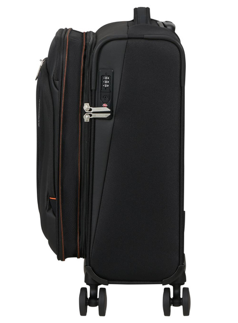 Walizka kabinowa American Tourister Wanderlite Spinner S EXP - shadow black