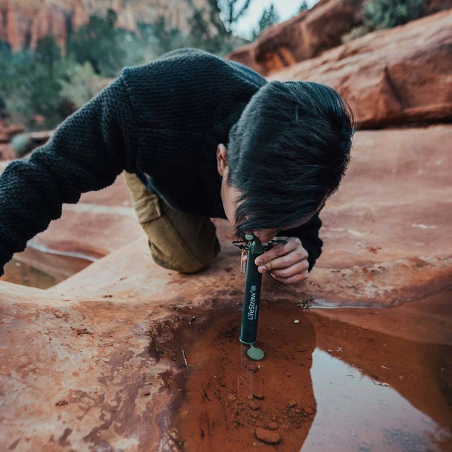 Zestaw 3 słomek filtrujących LifeStraw Personal - blue