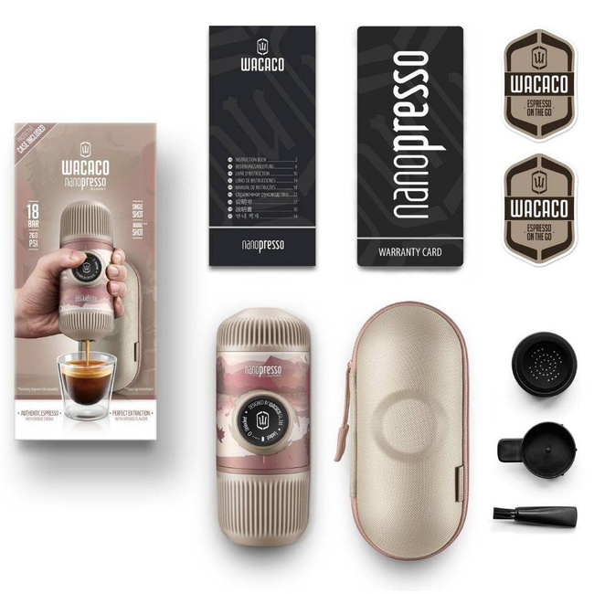 Przenośny ekspres do kawy + etui Wacaco Nanopresso Journey - fall break