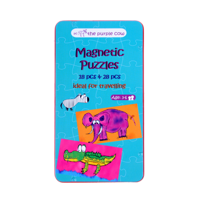 Podróżna gra magnetyczna Puzzle The Purple Cow