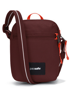Torebka antykradzieżowa Pacsafe GO Micro Crossbody - garnet red