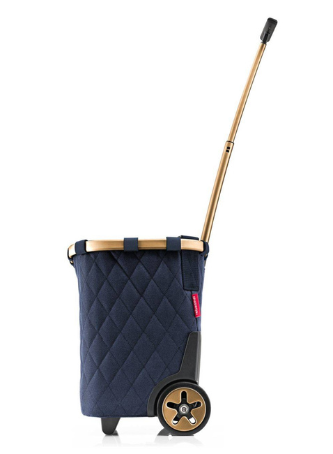 Wózek torba na zakupy Reisenthel Carrycruiser - frame / rhombus midnight gold