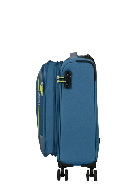 Walizka kabinowa American Tourister Pulsonic - coronet blue