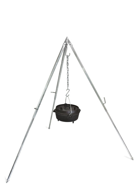 Trójnóg stalowy statyw z łańcuchem i hakiem Petromax Tripod