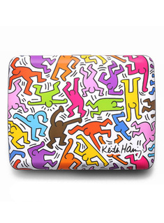 Portfel RFID na karty Ogon Design Smart Case V2 Large - Keith Haring color