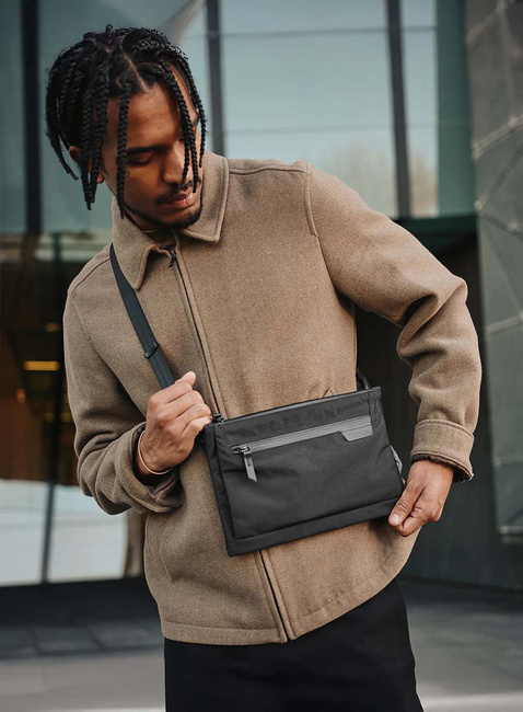 Torba saszetka na ramię Alpaka Zip Pouch Max V2 - black