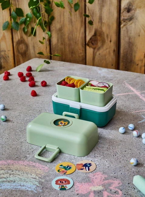Lunchbox do szkoły Monbento MB Tresor - green forest