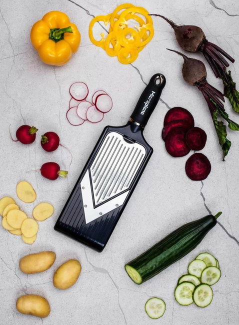 Mandolina do warzyw i owoców Microplane V-Blade Vegetable Slicer - black