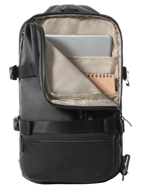 Plecak na jedno ramię The North Face Commuter - tnf black/ tnf black