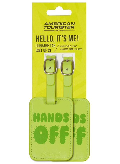 Zawieszki adresowe do bagażu American Tourister Graphic Tags 2 szt. - hands off