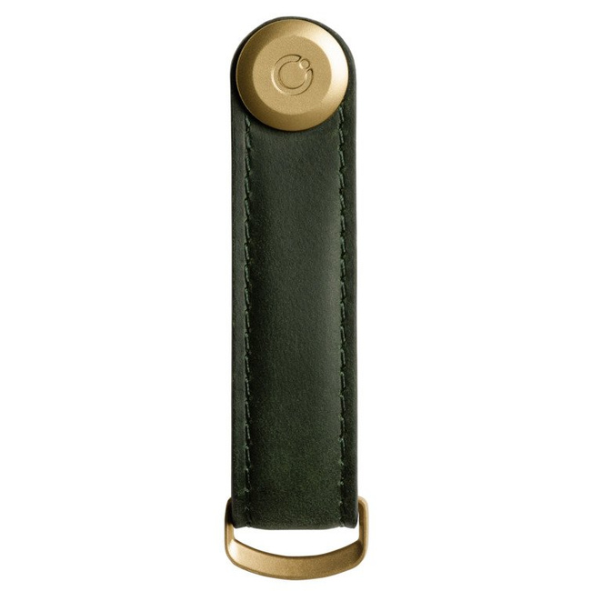 Skórzane etui na klucze Orbitkey Key Organiser Crazy Horse -forest green / green
