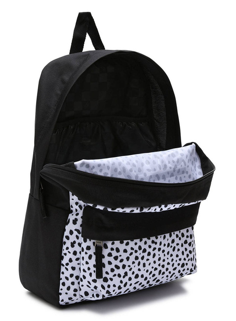 Plecak dziecięcy Vans Girls Realm do szkoły - dalmatian black/white