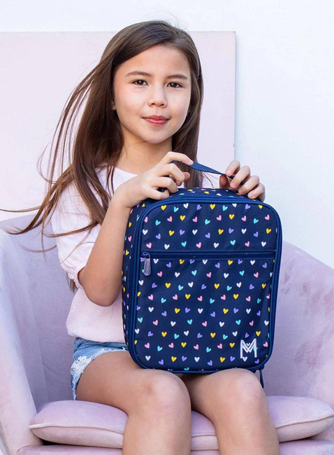 Lanczówka do szkoły Montii Lunch Bag L - hearts