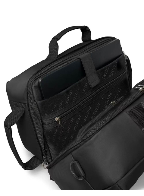 Torba kabinowa Puccini Barbados - czarny